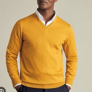 Charles TyrwhittMarino Wool V-Neck Sweater